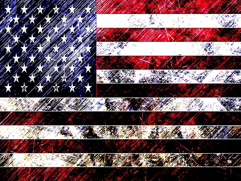 US Flag Poster Us Flag Art US Flag Usa Flag American Flag