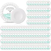 Demissle 500 Pcs Mini Soap Bars 0.4 oz Small Round Coin Size Hotel Soap Bars Bulk Individually Wrapped Hand Travel Soap Guest Bathroom Toiletries for Party Favors Motel Body Cleansing