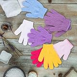 Duufin Exfoliating Gloves 14 Pairs Body Scrubber 7 Colours for Spa view 6
