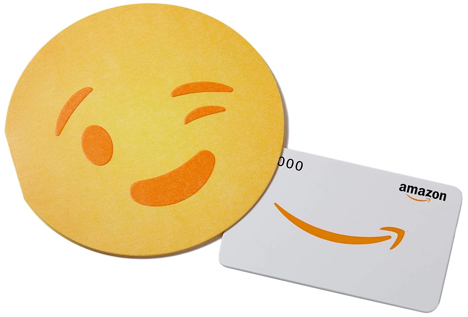 2000 Gift Card in a Wink Emoji Sleeve Gift Cards