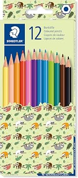 STAEDTLER 175 C12 Wood-Free Coloured Pencils Box of 12 Assorted Colours view 3