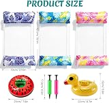 Cadoal 3 Pack Lilo Pool Floats with 2 Pumps and 2 Drink Holders view 6
