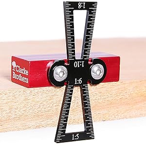 Dovetail marking Jig Dovetail marker guide Featuring 1:5 1:6 1:8 and 1:10 Slopes