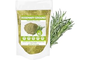 Yerbero - Premium Rosemary Grounded 5 oz (142g) | Romero en Polvo Sasonador |100% Pure Leaf, No Fillers, No Additives, Non GMO's, Dried Leaves Powder. Spice/Seasoning/Incense.