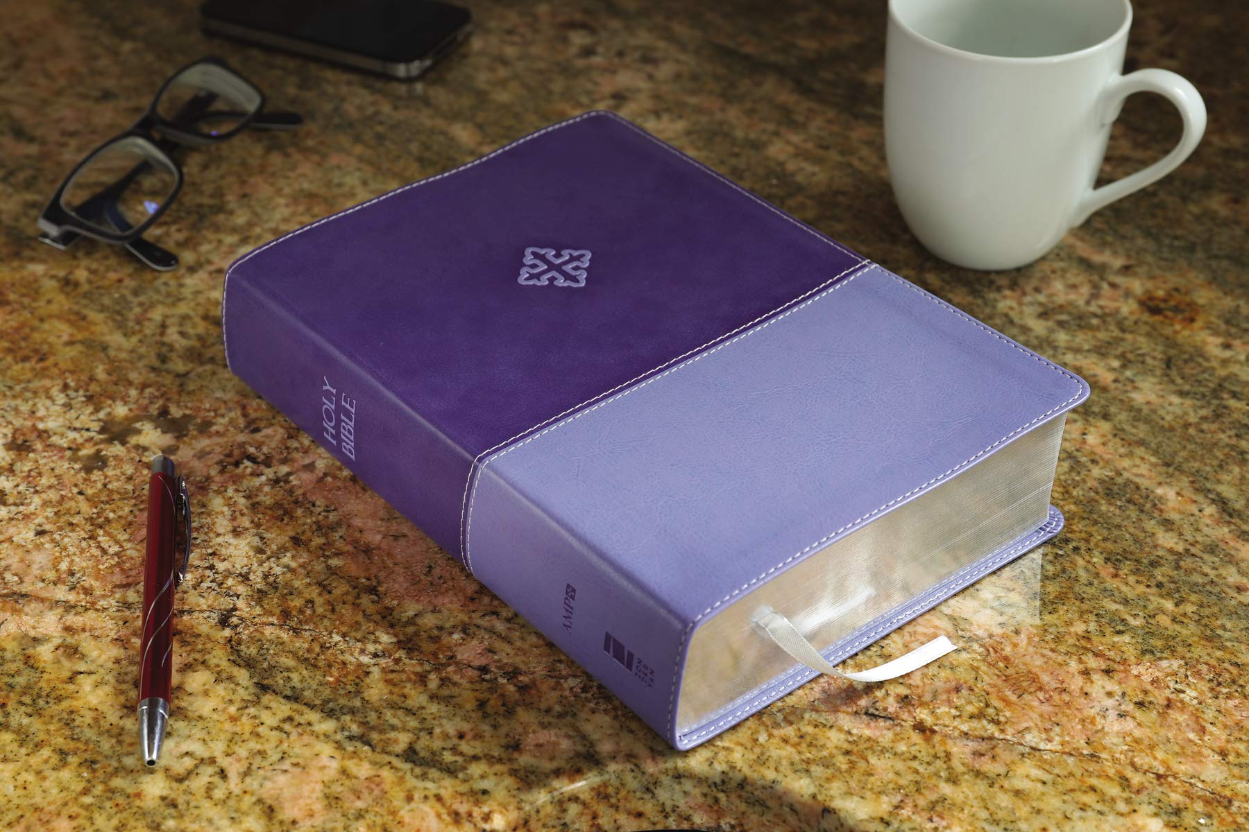 The Amplified Study Bible, Leathersoft, Purple The Amplified Study Bible, Leathersoft, Purple Imitation Leather