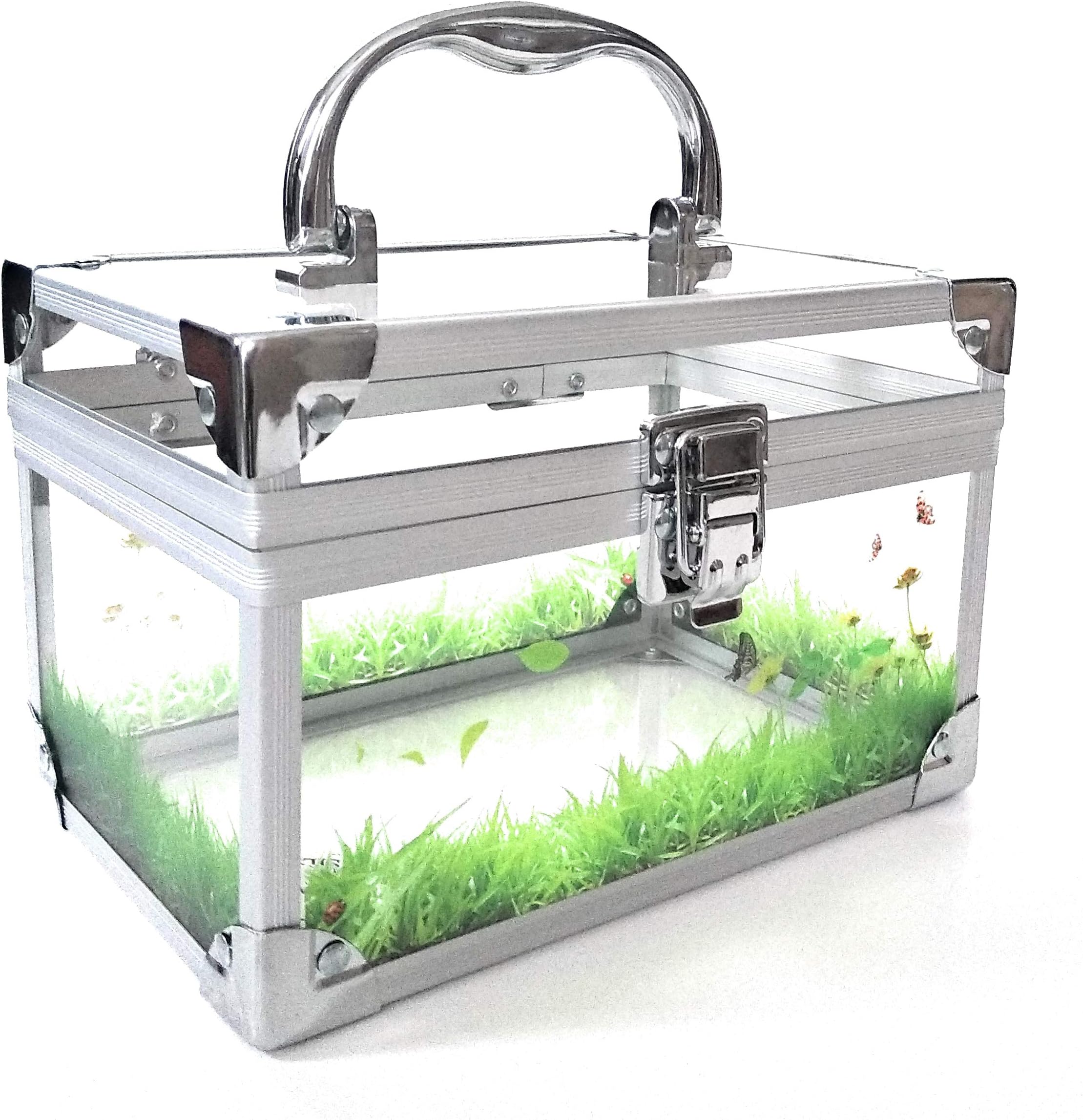 Small Makeup Vanity Case Cosmetics Travel Box for jewellery (Butterflies)