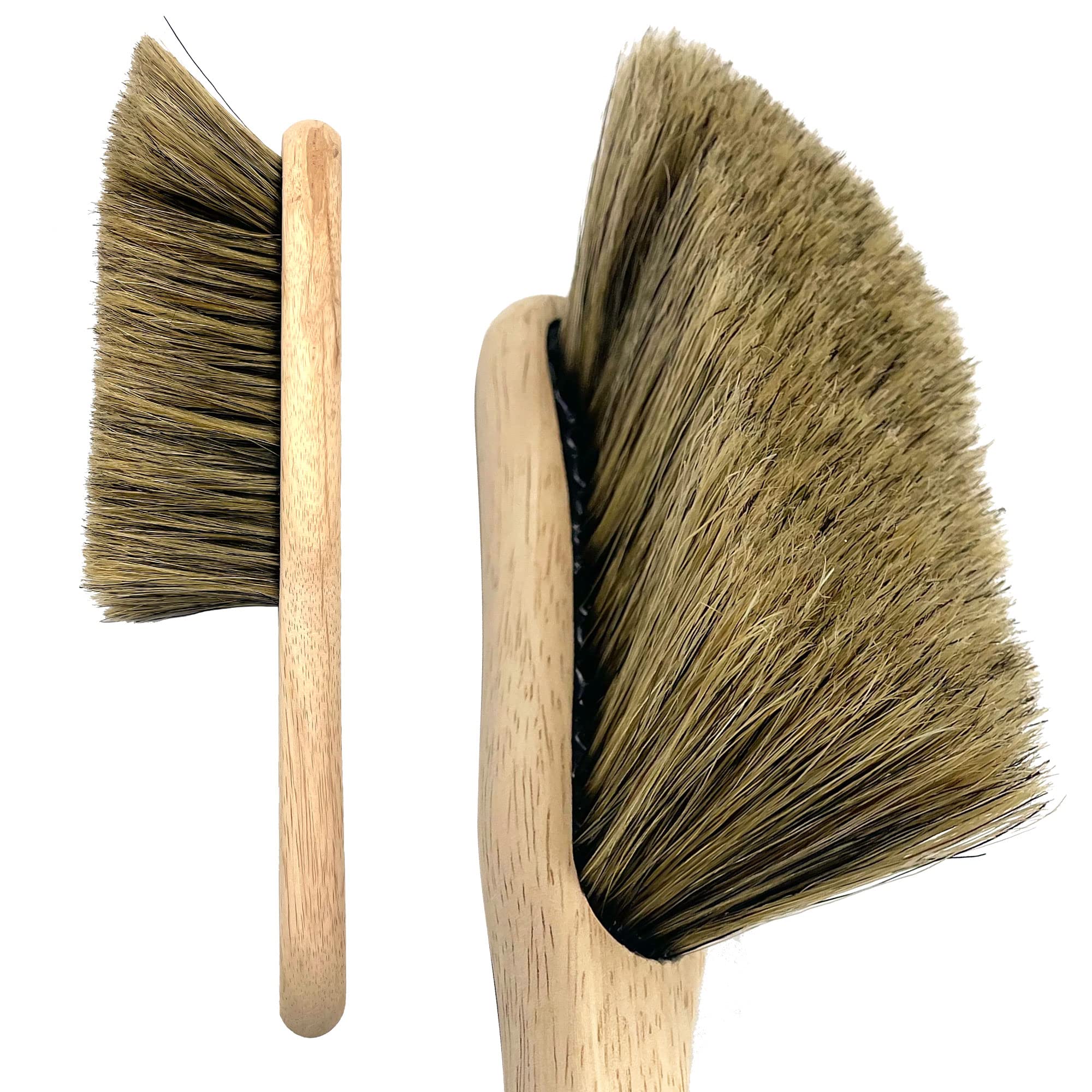 Traditional Pure Bristle Natural Hand Brush Super Soft Real Hair Banister Brush