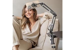 LISEN Gooseneck Phone Holder for Bed Magsafe Phone Stand for iPhone 16 15 Stand Holder for Desk Adjustable for Magsafe Accessories Recording for iPhone Mount Dark Gray