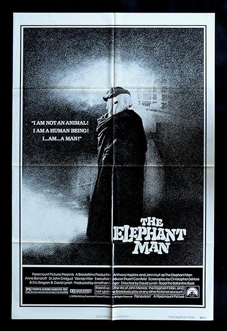 Amazon Com Elephant Man 1980 Original Authentic Movie Poster 27x41 One Sheet Single Sided Folded Anthony Hopkins John Hurt Anne Bancroft Everything Else