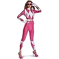 Disguise Costumes Mighty Morphin Power Rangers Pink Ranger Sassy Womens Adult Bodysuit Costume