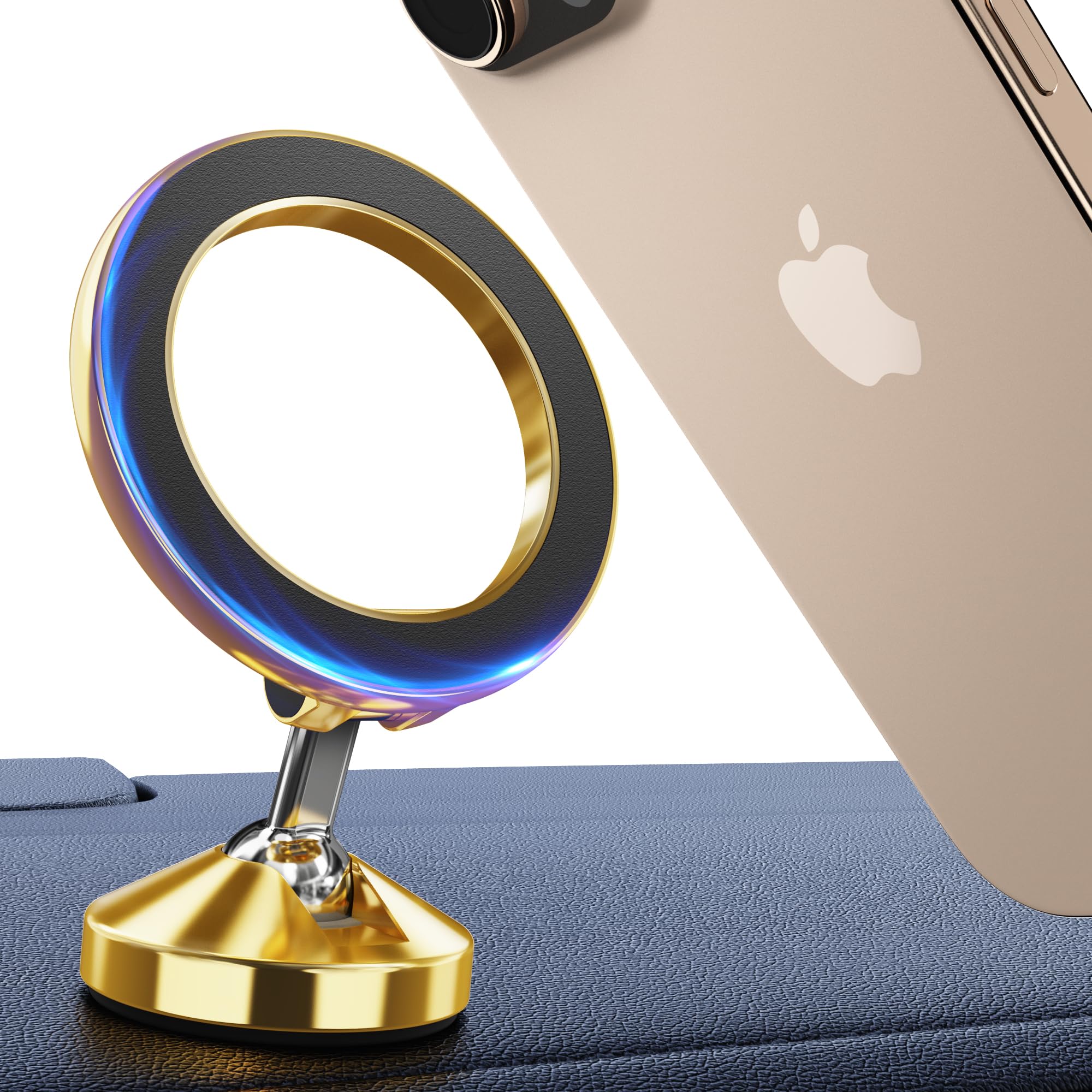 Photo 1 of [2024 High-End] for iPhone 16 MagSafe Car Mount Dashboard [360° Rotation All-Metal] Strongest Magnetic Phone Holder for Car, iPhone Car Holder Mount Fit for iPhone 16 15 14 13 12 Pro Max Plus Mini ?