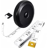 Vybiekr Upgraded Soft Tape Measure, Measuring Tape for Body Measurements, Retractable Measuring Tape, Flexible Measuring Tape for Body, Sewing, Fabric, Tailor, Mini Tape Measure, 2 Pcs