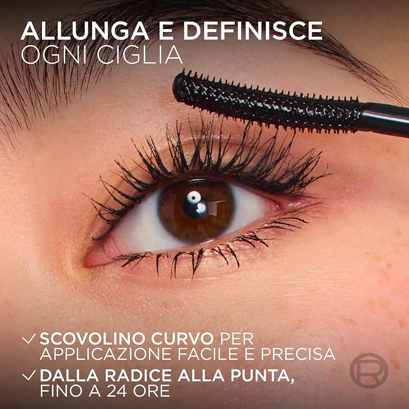 L'Oréal Paris Telescopic Extensionist Mascara Waterproof, Nero, 9,9 ml