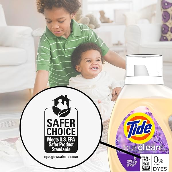 TIDE PURCLEAN LIQUID LAUNDRY DETERGENT, 63 FL OZ, 48 LOADS