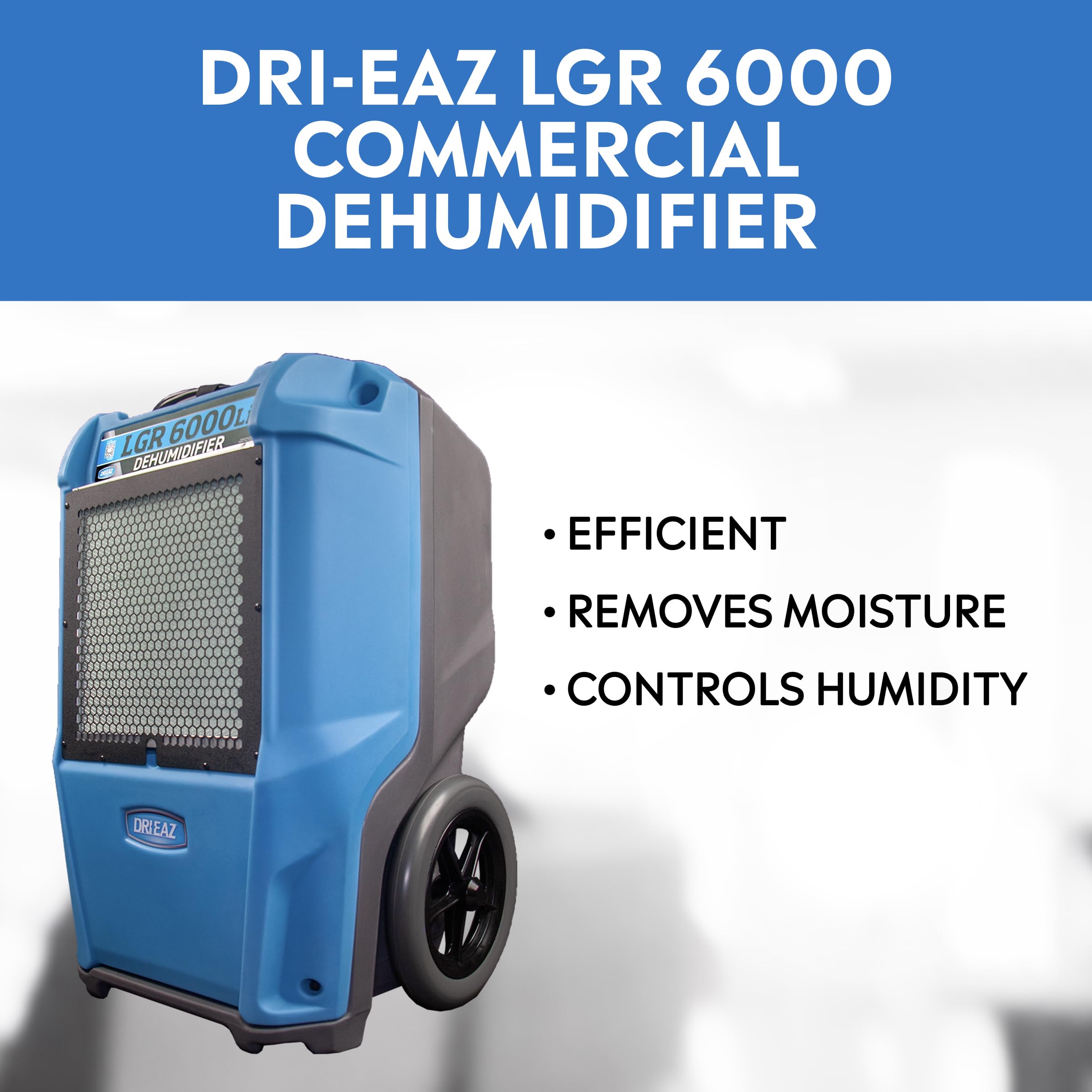 Dri-Eaz LGR 6000Li Commercial Dehumidifier with Pump, Portable Industrial Dehumidifier (F600)