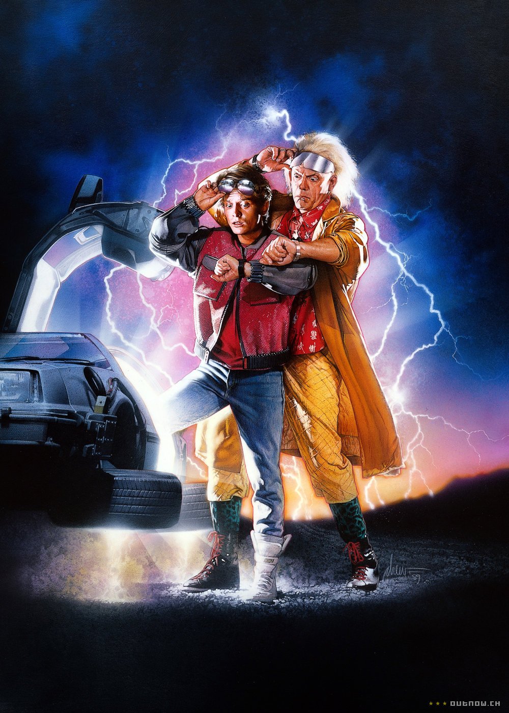 Posters USA - Back to the Future II Part 2 Textless Movie Poster GLOSSY FINISH - MOV042 (24" x 36" (61cm x 91.5cm))