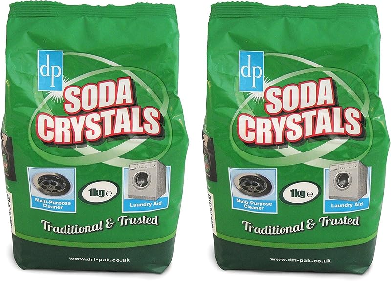 DP Dri Pak Soda Crystal 1kg Pack of 2 Brand DP | Soda Crystal