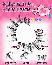 False Eyelashes Faux Mink Lashes - Manga Lashes