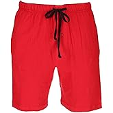 Hanes Men's Jersey Knit Cotton Button Fly Pajama Sleep Shorts