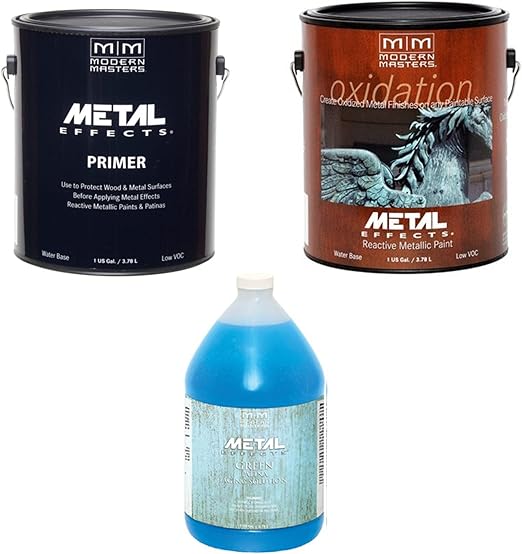 Modern Masters Metal Effects Copper Paint And Green Patina Kit