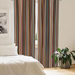 Ambesonne Striped Window Curtains Pack of