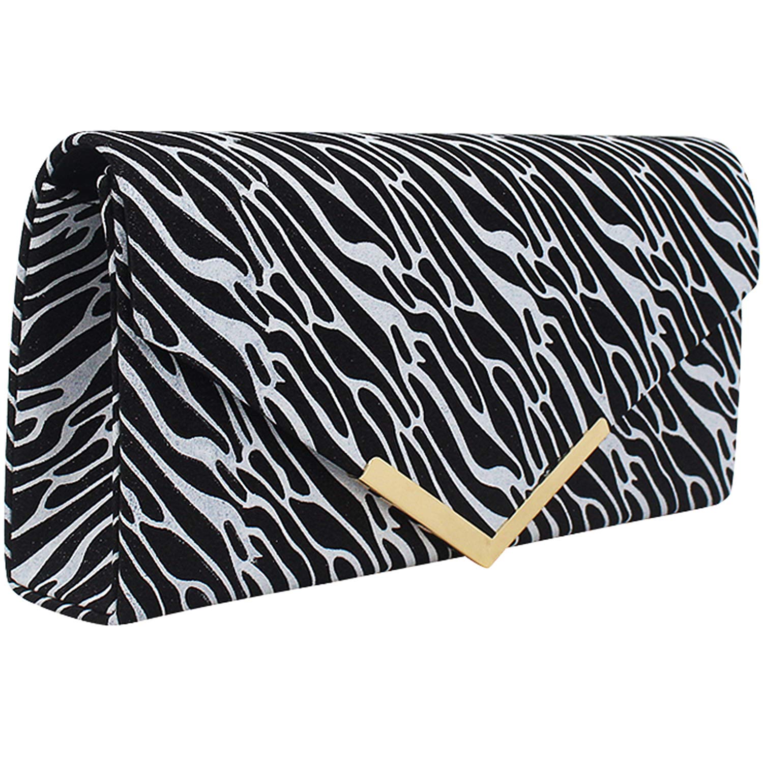 Clutch elegante LOVE MOSCHINO color Nero.