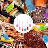 JEOPKO 6 Pcs Silicone Basting Brush Set Heat Resistant Pastry Baking Grilling view 7