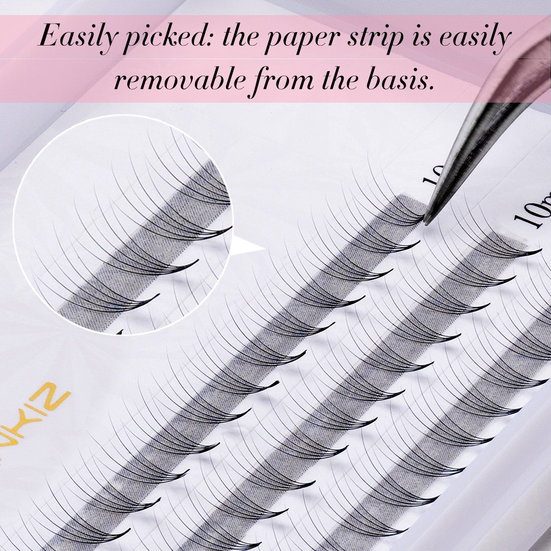 Individual lashes C Curl Grafting Eyelash Extension Soft Fake Mink Lashes Pack Knot-free Natural False Eyelashes Cluster 0.07mm 5 Root 60pcs by LK LANKIZ