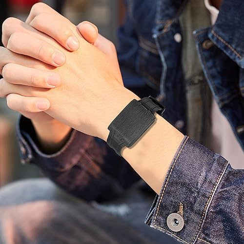 Surundo Sport Band Compatible with Whoop Band Tracker with Bumper Case,  Soft Silicone Waterproof Replaceme