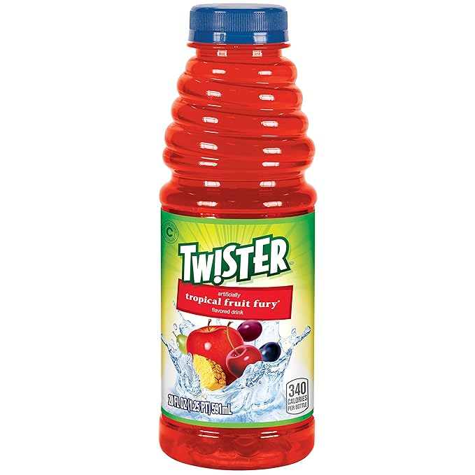 Tropicana Twister Drink, 20 Ounce, 12 Bottles, Tropical