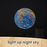 Science Kidz 2 in 1 Light Up Globe Kids World & Constellations Globe view 9