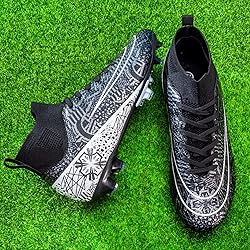 HESBITEUL Little Kids Soccer Shoes for Boys Girls