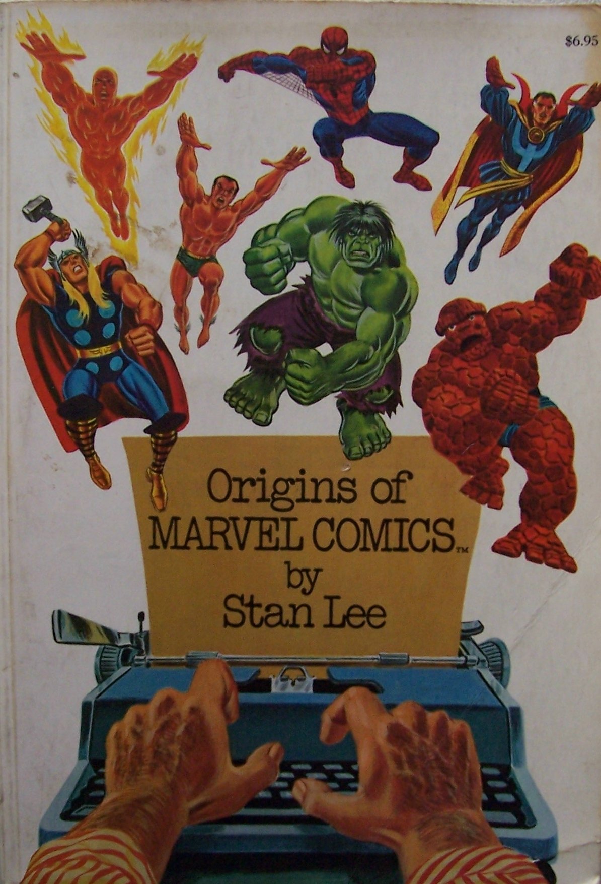 Origins Of Marvel Comics 1974 By Stan Lee Marvel Presents The Origins And History Of Its Most Famous Creations Narrated By Stan The Man Lee Included Are The Beginnings Of