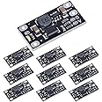 ANMBEST 10PCS Mini Boost Module 3.7V to 5V 8V 9V 12V Step Up Board with LED Indicator for Electronic DIY
