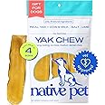 Native Pet Yak Chews – Long-Lasting Yak Cheese Himalayan Dog Chews - All Natural Dental Chews for Aggressive Chewers – 3 Pack for Medium Breeds - Natural Bully Stick/Cheese Bone