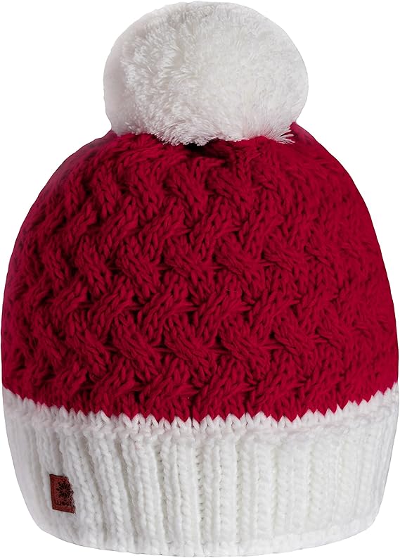 4sold Santa Hat Men Womens Girls Winter Hat Wool Knitted Beanie Fleece