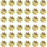 pson 1000PCS 0.4Inch Golden Flower Bead Caps, Metal Spacer End Caps for Jewelry Making, Bracelet, Necklace, DIY