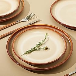 Pokini 24 Piece Dinnerware Sets for 8, Modern