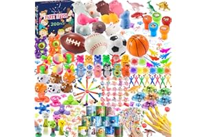 YUTIN 200PCS Party Favors, Treasure Chest Prize Box Toys for Kids Classroom, Easter Egg Pinata Filler, Birthday Goodie Bags Stuffers for Kids, Gift Bag Small Toys Prizes for Elementary Students 4-8 8-12 3-5
