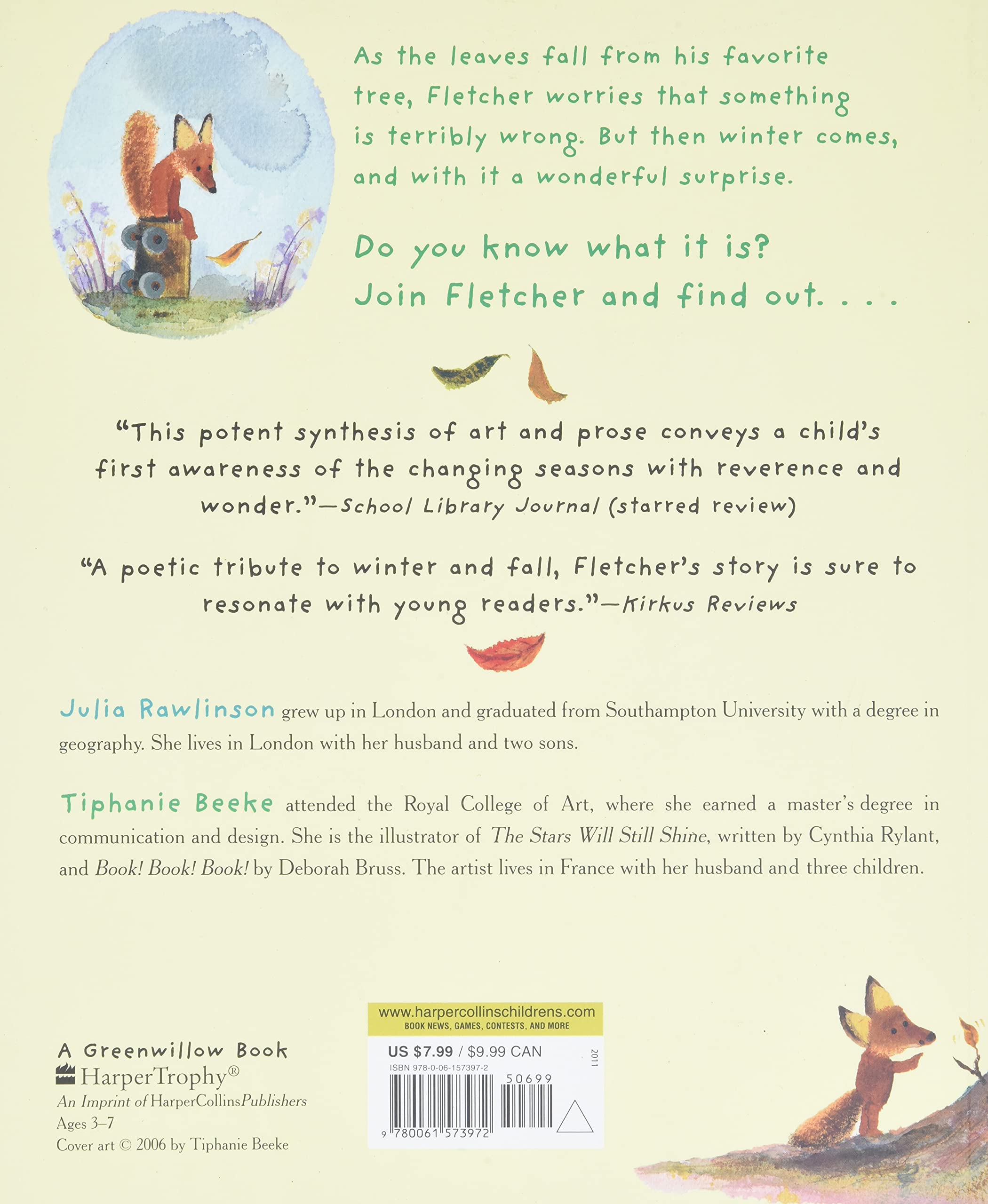 Fletcher and the Falling Leaves: A Fall Book for Kids