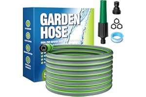 XERGUR Expandable Garden Hose Water Pipe: 50FT Flexible Lightweight Water Hose, Portable Garden Hoses with Double Latex Core for Gardening Lawn Car Pet Washing