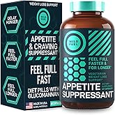 Appetite Suppressant for Weight Loss, Hunger Suppressant - Diet Pills That Work Fast for Women and Men - Garcinia Cambogia, Glucomannan, White Kidney Bean Carb Blocker and Fat Burner - 60 Veggie Caps