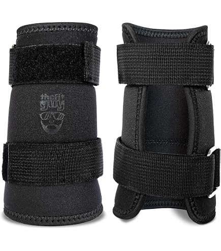 Paire Protège-poignets Kettlebell - Sangles Réglables, Rembourrage 7mm, Néoprène
