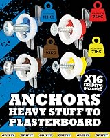 Gripit Mixed Heavy Duty Plasterboard Fixings Kit 16 Pack UK Designed view 2