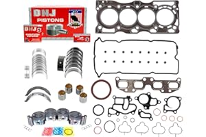 DNJ EK642 Engine Rebuild Kit for 2005-2019 Nissan Suzuki Equator Frontier 2.5L L4 16V DOHC 2488cc