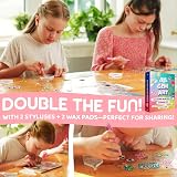 Blue Squid Summer Diamond Art Kit for Kids 5D Gem Craft Gift Set view 7
