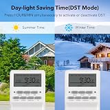 HBN 7 Day Digital Timer with Countdown 20 On/Off Weekly Settings 13A view 6