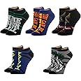 Bioworld My Hero Academia Casual Ankle Socks for Men 5-Pack