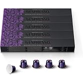 Nespresso Original, Arpeggio Decaf, Dark Roast, 50-Count Espresso Pods | Decaf Dark-Roast Coffee Capsules, Intense cocoa and fruit notes with a velvety body