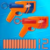 Nerf 2-Pack Foam Dart Blasters with Darts Dual Blaster Set 12 Elite Darts view 7